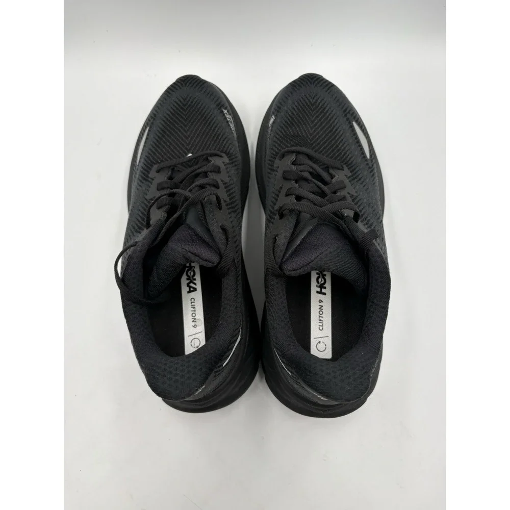 Hoka Clifton 9 GTX Mens Running Shoes Black GORE-TEX Sneakers Size 9